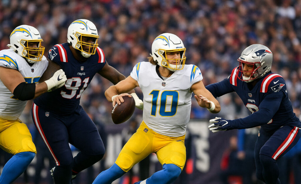 chargers vs new england patriots match player stats